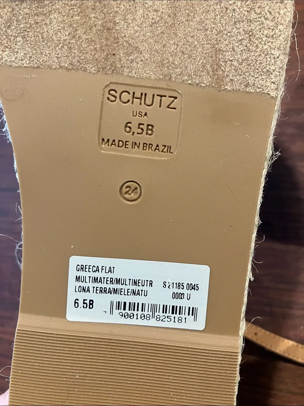 Schutz for Anthropologie Greeca Flats Espadrille Slingback Flats